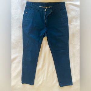 Massimo Dutti Size:31 Casual Fit Blue Pants